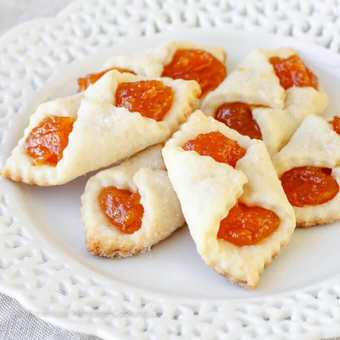 Apricot Kolaches - A Traditional Hungarian Christmas Cookie