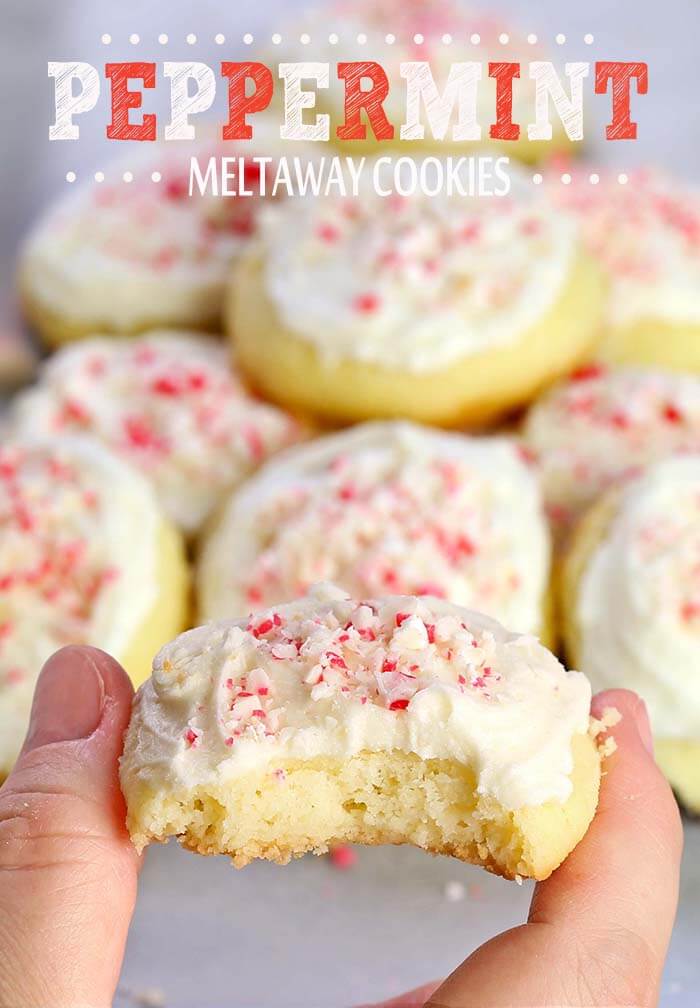 Peppermint Meltaway Cookies