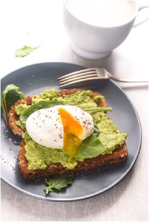 Poached egg and avocado toast