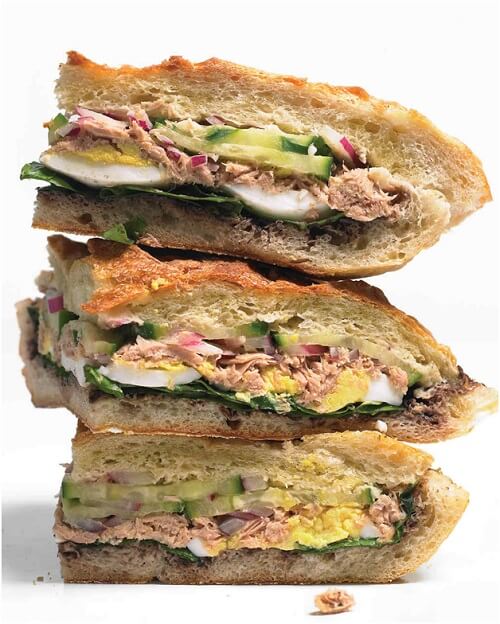Tuna Nicoise Sandwich