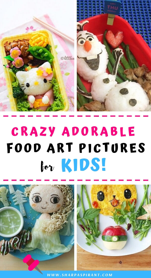 Crazy Adorable Food Art Pictures for Kids! Wow, these food art pictures are so cute to eat! Definitely pin this for later! food art, food art for kids, food art for kids edible, food art for kids easy. www.sharpaspirant.com