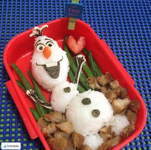Yes my Olaf, I'm ready to hug you! #foodart