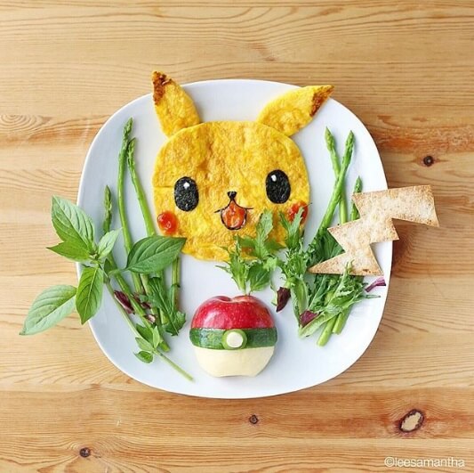Catch Pikachu now! #foodart