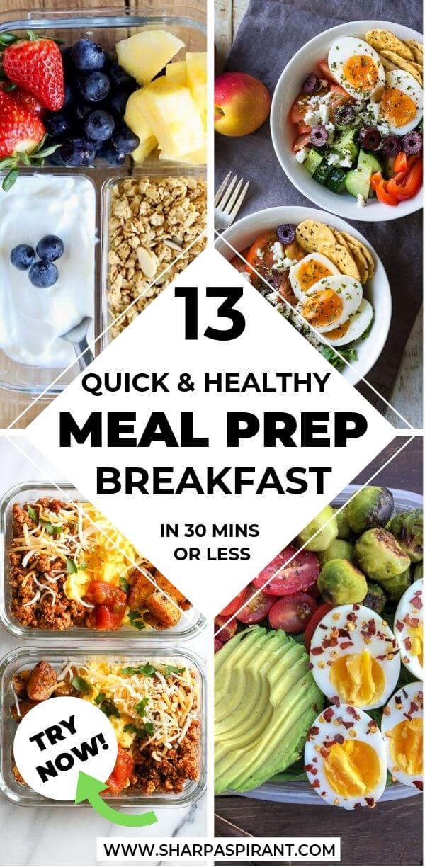 25 Quick & Healthy Breakfast Meal Prep Ideas For Busy Mornings - Sharp ...