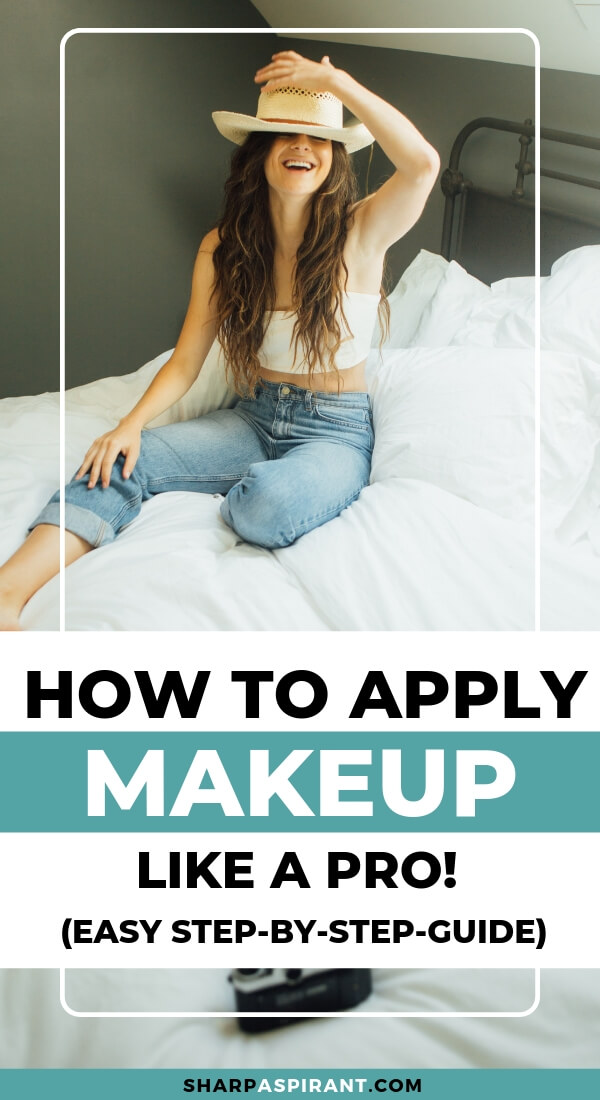 This step-by-step guide on how to apply makeup is so easy! Now, I know the basic makeup tips and tricks so I can apply makeup like a pro! #makeup #makeuptips #makeuphacks #makeupartist #makeuptutorial #beauty #beautytips #foundation #concealer #eyeliner #eyeshadow