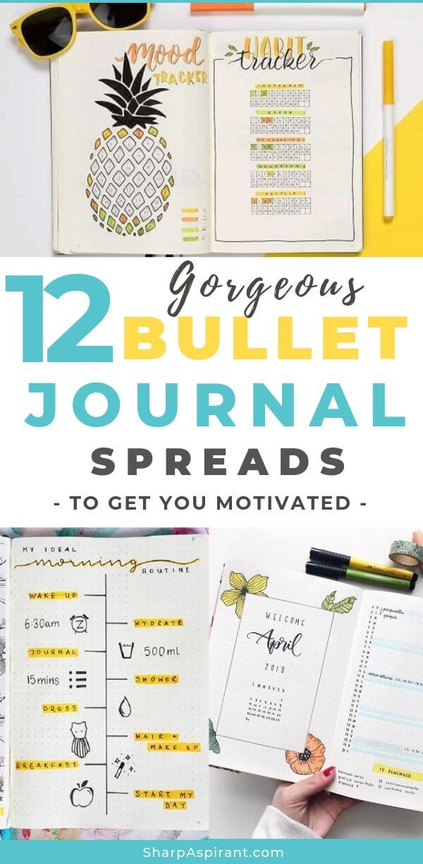 Looking for more bullet journal inspirations? Check out these 12 Gorgeous Bullet Journal Spreads You'll Want to Copy! bullet journal, bullet journal ideas, bullet journal layout, bullet journal inspiration #bulletjournal #bulletjournalideas #journalideas