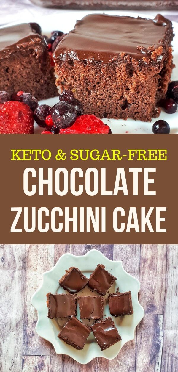 Keto & Low Carb Chocolate Zucchini Cake
