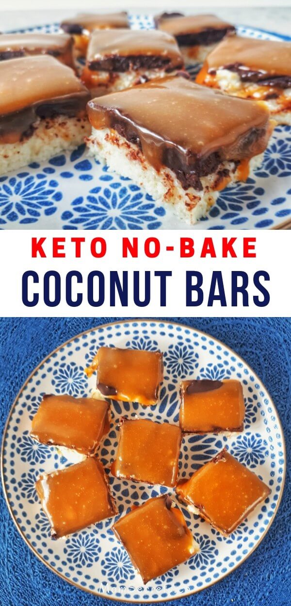 Keto No-Bake Coconut Bars