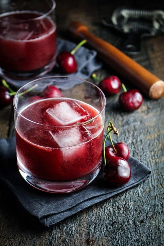 Cherry-Chocolate Bourbon Soda