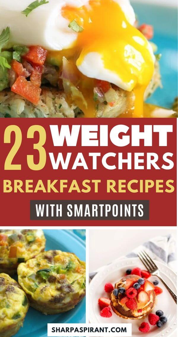 Looking for easy weight watchers breakfast recipes with SmartPoints? You better check this out! This collection of healthy WW breakfast recipes with points are great to start your day. Perfect to make ahead and enjoy on the go. There’s weight watchers breakfast ideas with eggs, sandwich ideas, overnight oats, and other freestyle ideas. #weightwatchersbreakfast #weightwatchersbreakfastrecipes #smartpoints #withpoints #breakfastideas #ww
