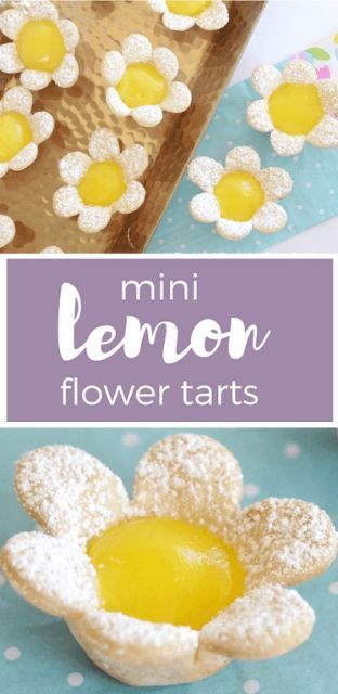 Mini Lemon Flower Tart