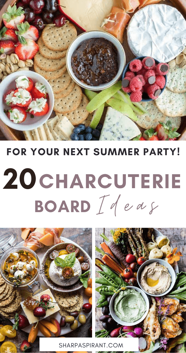 Looking for some amazing charcuterie board ideas to wow your guests on your next holiday parties? Learn how to make a charcuterie board plus get a list of the best cheese boards perfect for a crowd! #appetizers | simple charcuterie board | easy charcuterie board | cheap charcuterie board | food platter | entertaining | fall charcuterie board | thanksgiving charcuterie board
