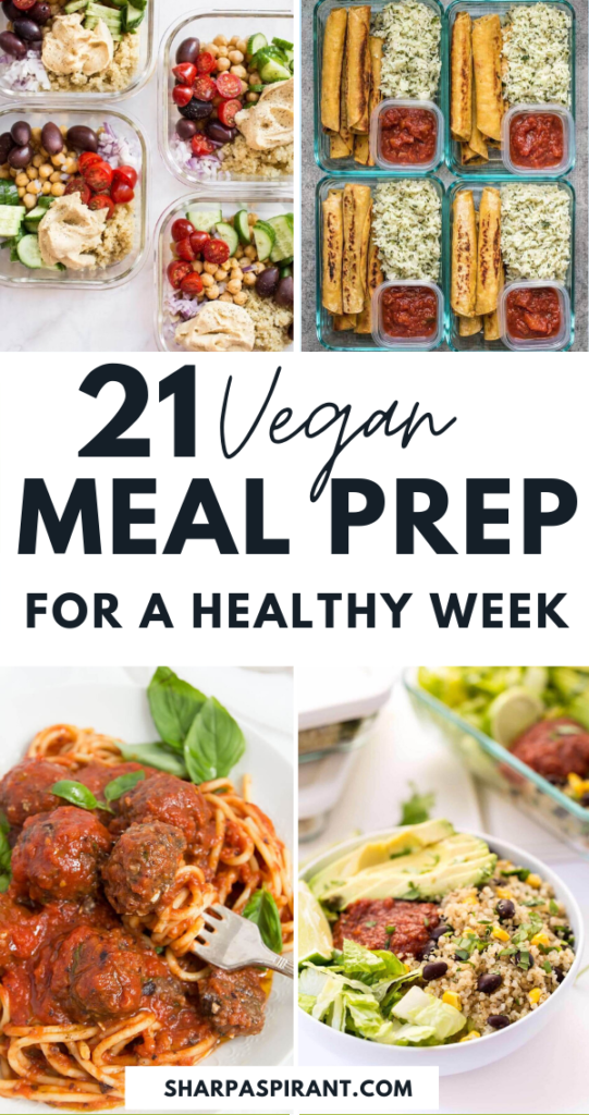 21 Vegan Meal Prep Ideas For A Healthy Week SHARP ASPIRANT