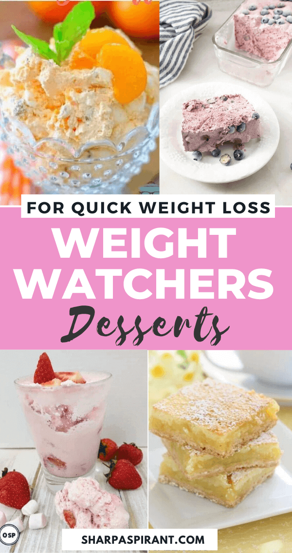 50 Quick & Easy Weight Watchers Desserts With SmartPoints. Looking for yummy Weight Watchers desserts with points or freestyle points?These tasty freestyle weight watchers desserts include everything from Cheesecake to chocolate cake to pancakes with cool whip and everything in between! #weightwatchers #weightwatchersdesserts #weightwatchersrecipes #weightwatchersdessertsfreestyle #easy #healthy #smartpoints #wwdesserts #freestyle #desserts #healthydesserts