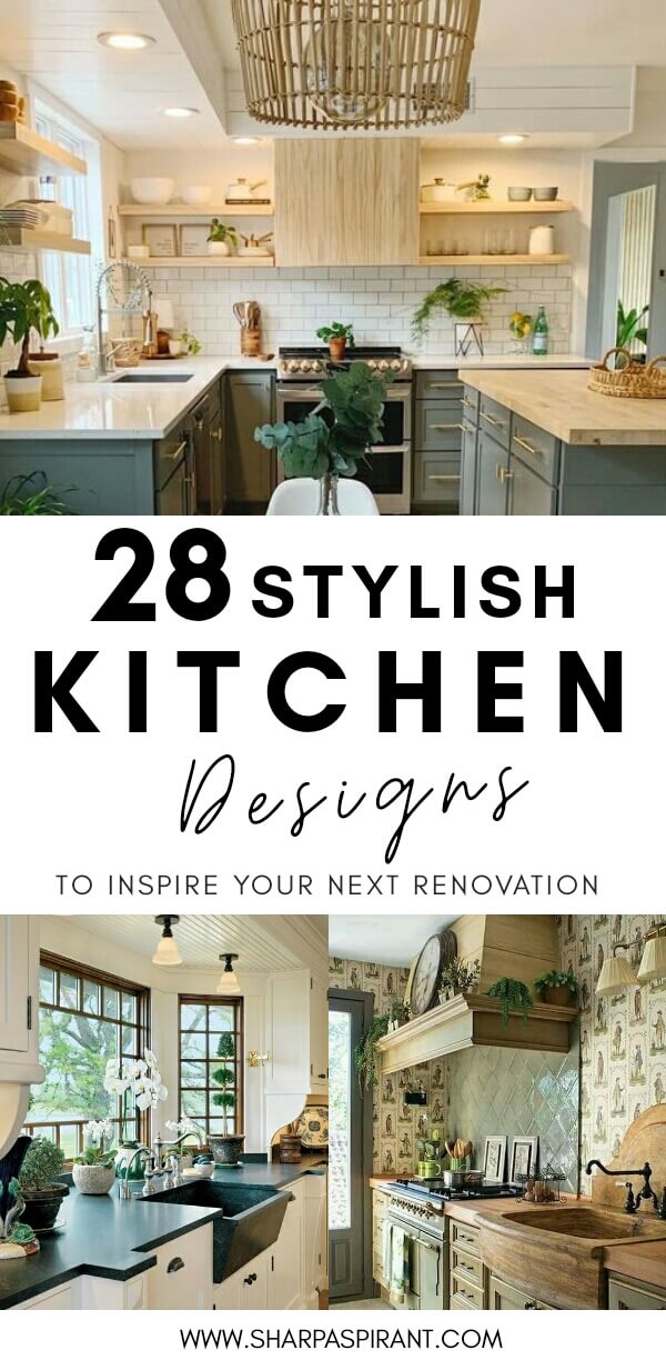 Impressive kitchen design ideas you'll want to copy ASAP! Whether you like a country farmhouse style, traditional, modern, white or dark kitchen design, we've got something for you here! small kitchen ideas, remodel, rustic, kitchen decor