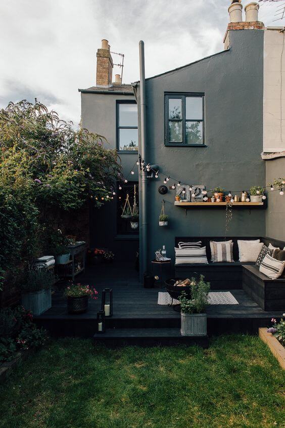 Dark Wooden Decking for Your Outside Living Space