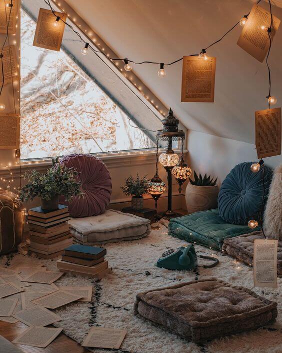 the perfect spot to read books and drink coffee
