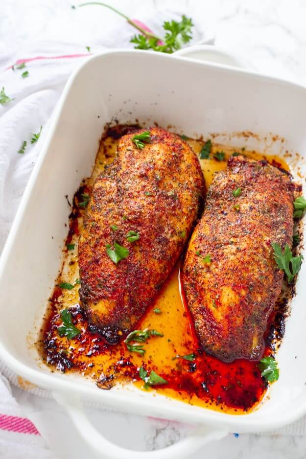 Perfect Oven Baked Chicken Breast Get The Full Recipe On Gal on a Mission. 