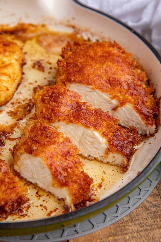 Parmesan Crusted Chicken Get The Full Recipe On Dinner Then Dessert. These 45+ mouth-watering healthy chicken breast recipes are all you need to start your week right! Easy, simple, perfect for lunch and dinner! Find oven-baked/ grilled/ slow cooker chicken breast recipes for kids to love!
