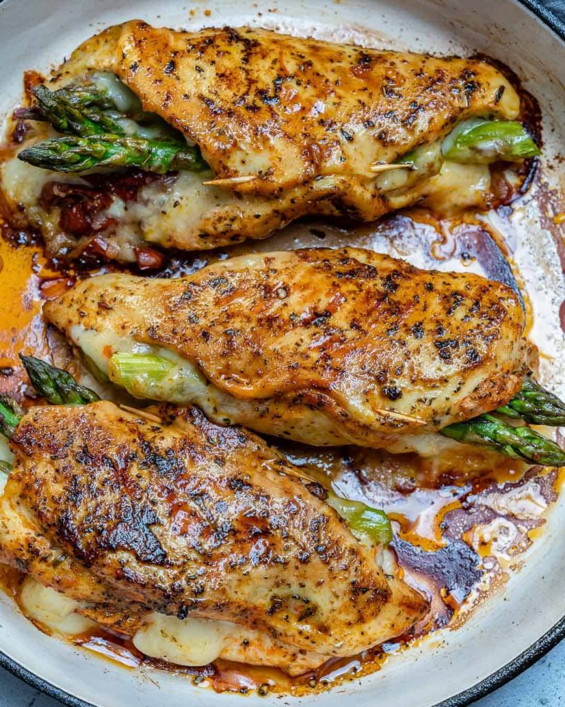 Asparagus Stuffed Chicken Breast Get The Full Recipe On Healthy Fitness Meals. These 45+ mouth-watering healthy chicken breast recipes are all you need to start your week right! Easy, simple, perfect for lunch and dinner! Find oven-baked/ grilled/ slow cooker chicken breast recipes for kids to love!