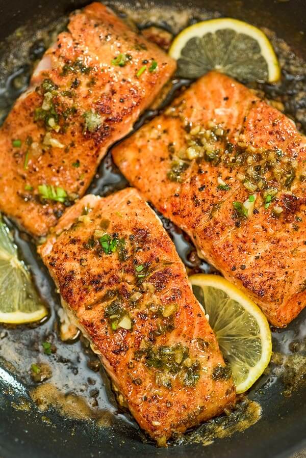 Cajun Salmon via Cooktoria. Healthy, easy, and incredibly delicious salmon recipes you'll want to eat over and over again for breakfast,  lunch, or dinner! Find baked salmon, grilled salmon, smoked, pan-seared, and more!