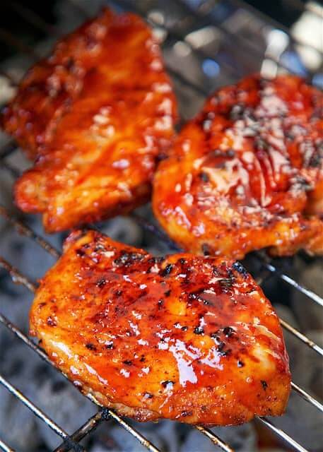Fireball Whiskey Glazed Chicken via Plain Chicken. Level up your summer fun with some of the best BBQ and grilling recipes of all time! If you're looking for some easy + healthy BBQ recipes, grilled chicken or meat for a crowd, we've got you covered. Check out our over 30 summer BBQ recipes for you to try!