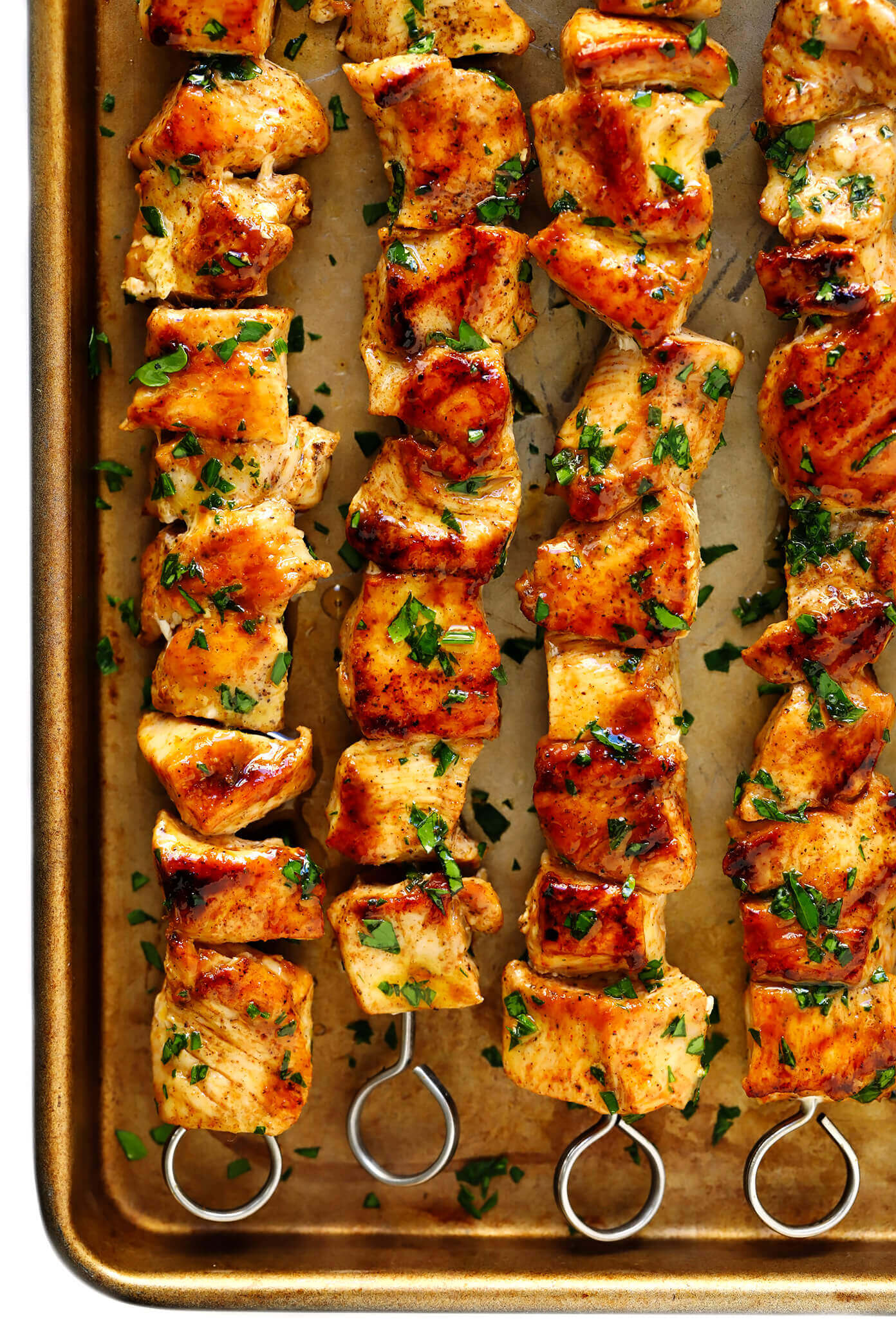 The Juiciest Grilled Chicken Kabobs via Gimme Some Oven. Level up your summer fun with some of the best BBQ and grilling recipes of all time! If you're looking for some easy + healthy BBQ recipes, grilled chicken or meat for a crowd, we've got you covered. Check out our over 30 summer BBQ recipes for you to try!