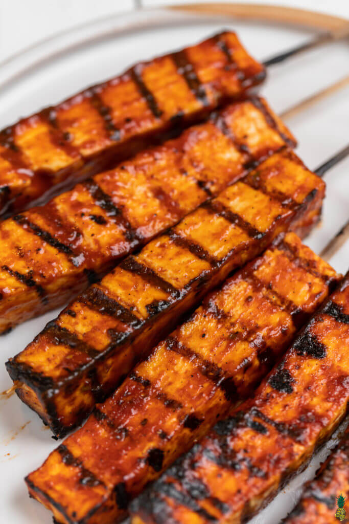 Grilled Barbecue Tofu Skewers via Sweet Simple Vegan. Level up your summer fun with some of the best BBQ and grilling recipes of all time! If you're looking for some easy + healthy BBQ recipes, grilled chicken or meat for a crowd, we've got you covered. Check out our over 30 summer BBQ recipes for you to try!
