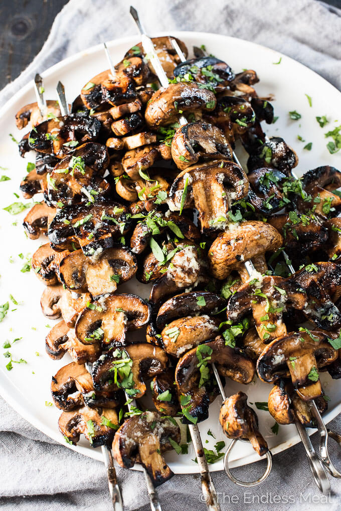 Grilled Garlic Butter Mushrooms | The Endless Meal via The Endless Meal. Level up your summer fun with some of the best BBQ and grilling recipes of all time! If you're looking for some easy + healthy BBQ recipes, grilled chicken or meat for a crowd, we've got you covered. Check out our over 30 summer BBQ recipes for you to try!