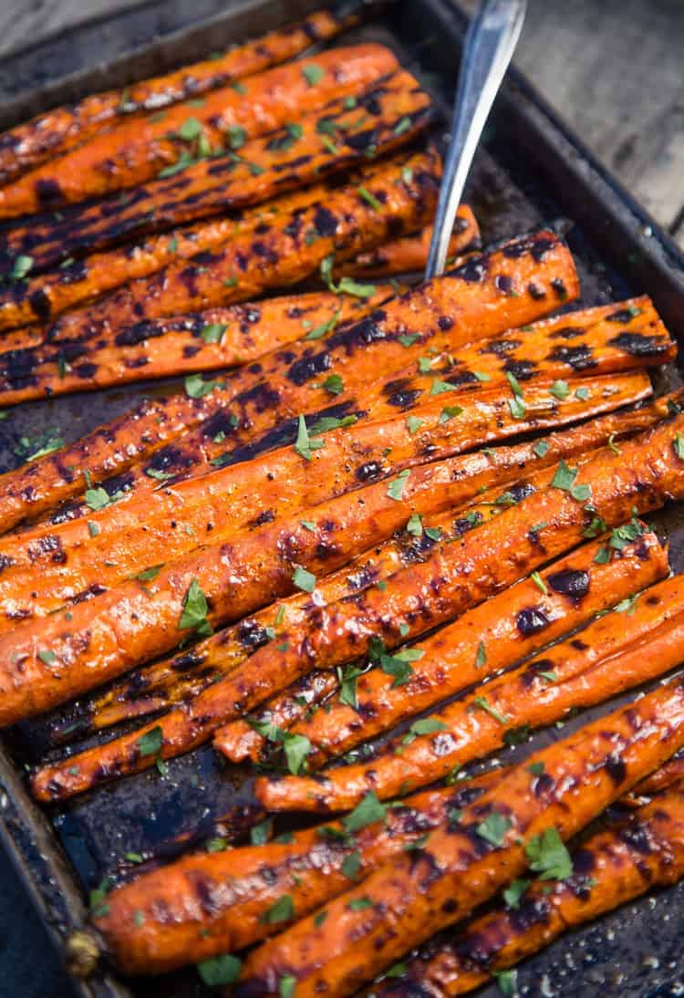 Grilled and Glazed Carrots Recipe via Vindulge. Level up your summer fun with some of the best BBQ and grilling recipes of all time! If you're looking for some easy + healthy BBQ recipes, grilled chicken or meat for a crowd, we've got you covered. Check out our over 30 summer BBQ recipes for you to try!