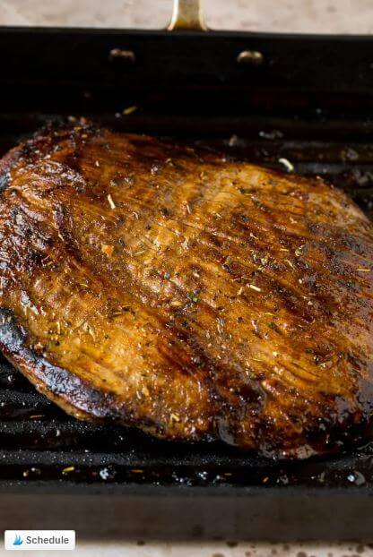 An easy way to prepare flank steak that produces perfect results every time!
