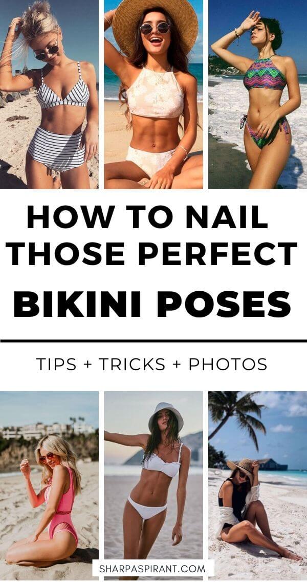 Need fresh ideas on how to nail that perfect bikini beach poses? Check out these 48 flattering bikini poses to try this summer! bikini poses instagram, bikini poses beach/pool photo ideas, summer vibes, summer fashion