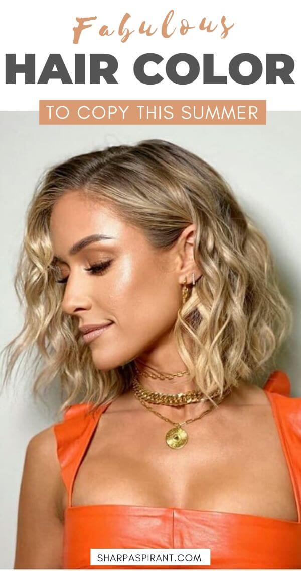 Hair color ideas for brunettes and blonde - do you get the itch of changing your hairstyle + color this summer? Take a look at the following ideas and be inspired before going to your hairstylist! Find brunette balayage, caramel highlights, blonde balayage, bright blonde, and more!