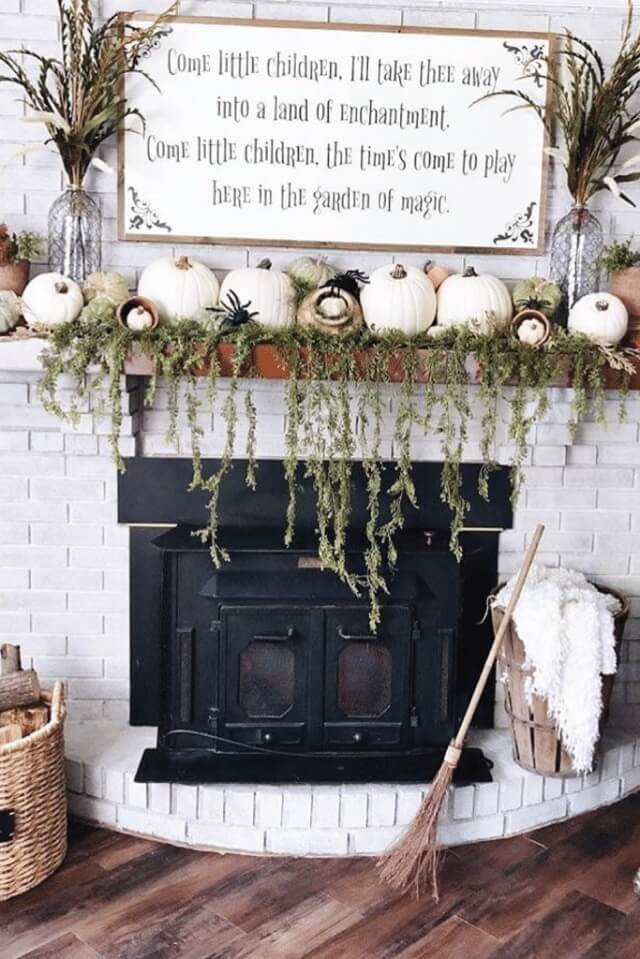 Beautiful and cozy fall decor ideas for the home to warm you up this autumn! Find some great ideas for the living room, front porch, dining room, and more! fall decorations diy | fall decor mantle | fall decor outdoor | fall decor 2020 trends | Image Via Image Via Joyfully Said Signs