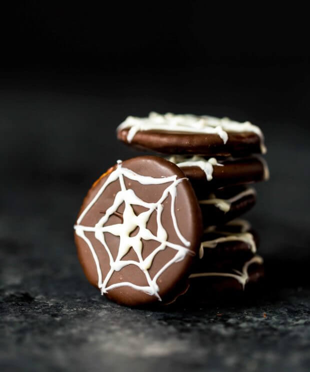 These scary-good 25 Sweet and Savory Halloween Treats Recipes are sure to wow kids and adults alike! Halloween treats desserts | Halloween treats ideas | Halloween party ideas food | Image via Salt and Baker
