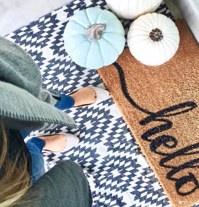 Refresh your front door with one of these outdoor mats perfect for ushering in cooler temps and cozier vibes.