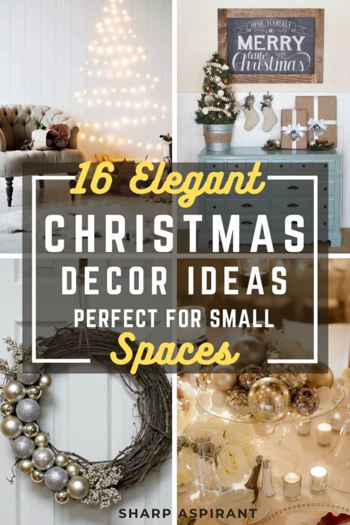 These brilliant Christmas decor ideas are perfect for your home, living room or apartment and will turn your small spaces to something fabulous in no time! christmas tree ideas. christmas crafts. christmas DIY and crafts. holidays. #christmastrees #christmasdecor #christmascrafts #christmasdiys #christmas #ChristmasWreaths #holidays
