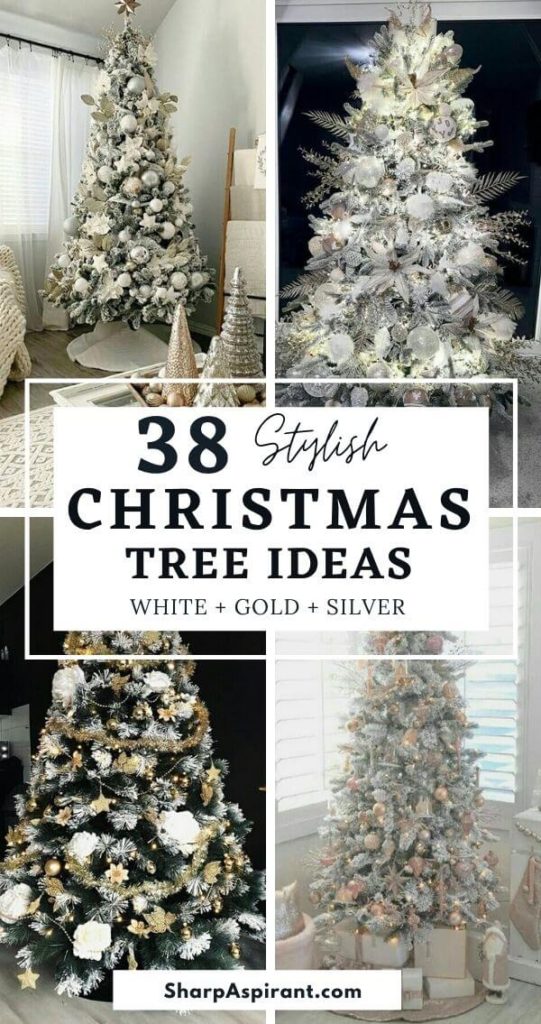 38 Gorgeous Christmas Tree Decorations Ideas - Sharp Aspirant