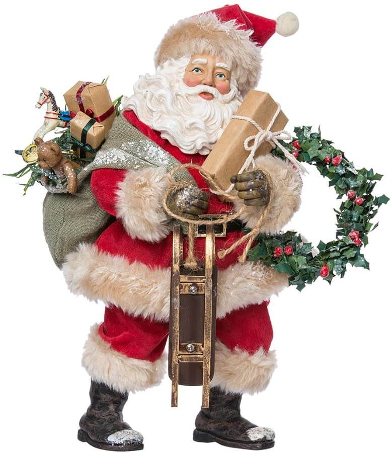 Kurt Adler 11.75-Inch Vintage Santa