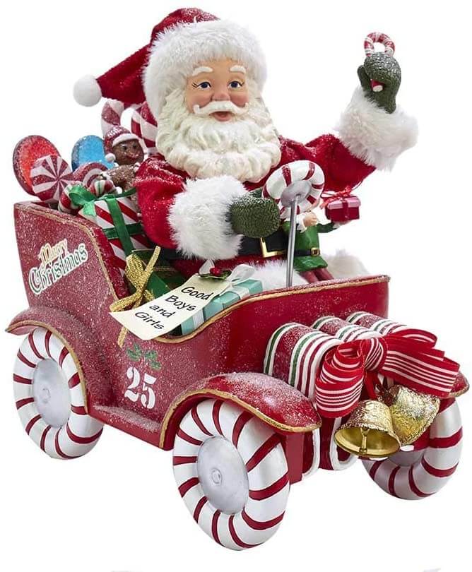 Fabriché Musical Candy Car Santa