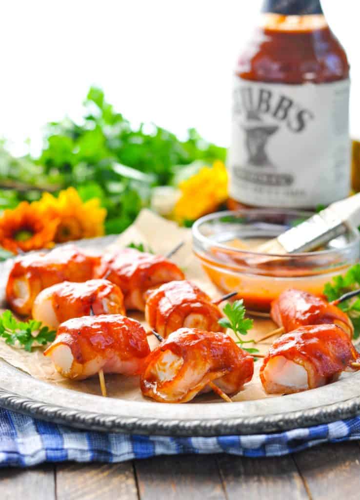 3-Ingredient Bacon Wrapped Chicken Bites