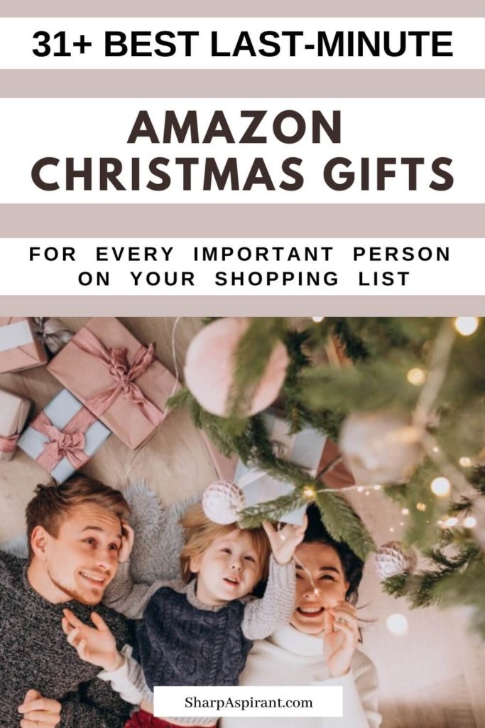 We’ve searched Amazon and come up with these functional, practical, pretty, and thoughtful Christmas gift ideas that will cover everyone on your shopping list – dad, mom, son, daughter, sister, boyfriend, husband, friend, and so on.