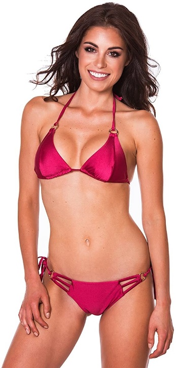 These attractive swimsuits for women will make you look and feel great this Spring and Summer 2021!Find a bandeau-style bikini or 2piece with cute ruffles that suit smaller chests, a stylish tankini that's perfect for a bigger bust, an eye-catching one-piece with tummy control that hides a big belly, or an affordable Amazon bestseller on this post.