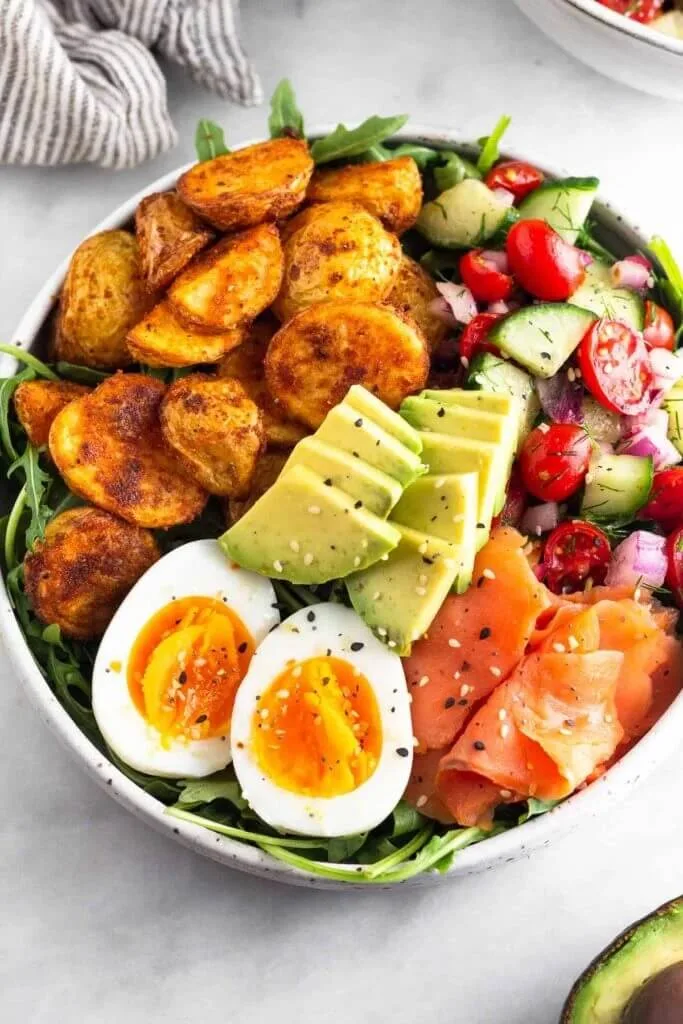 Meal Prep Smoked Salmon Breakfast Bowl