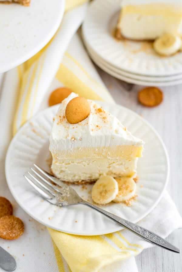 A cream pie and a cheesecake in one?  You better believe it.  Two creamy classic desserts come together to make the best dessert I've ever created (so my daughter says).