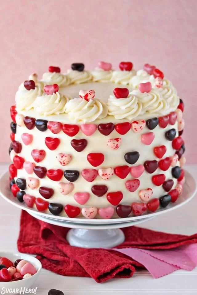 Pink and Red Velvet Cake