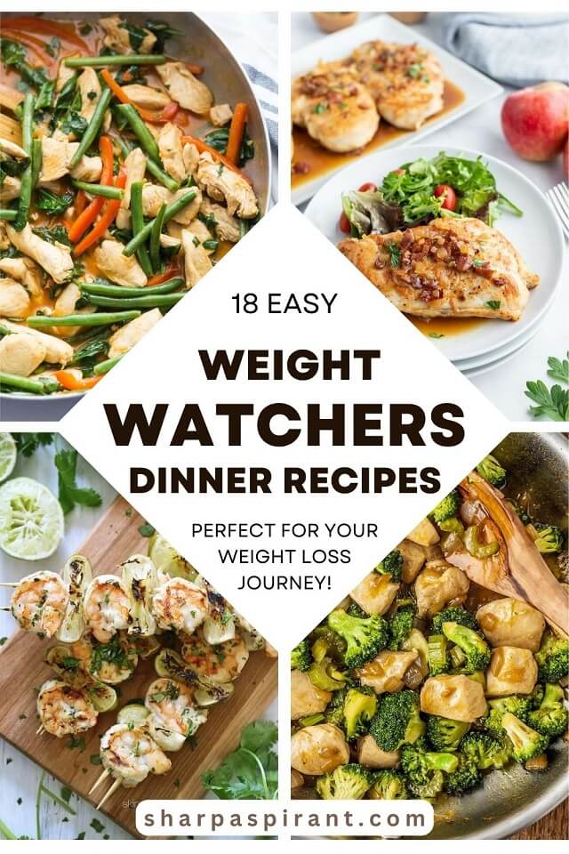 This is a collection of delicious and super easy Weight Watchers dinner recipes that's perfect for your weight loss journey! Check this out!