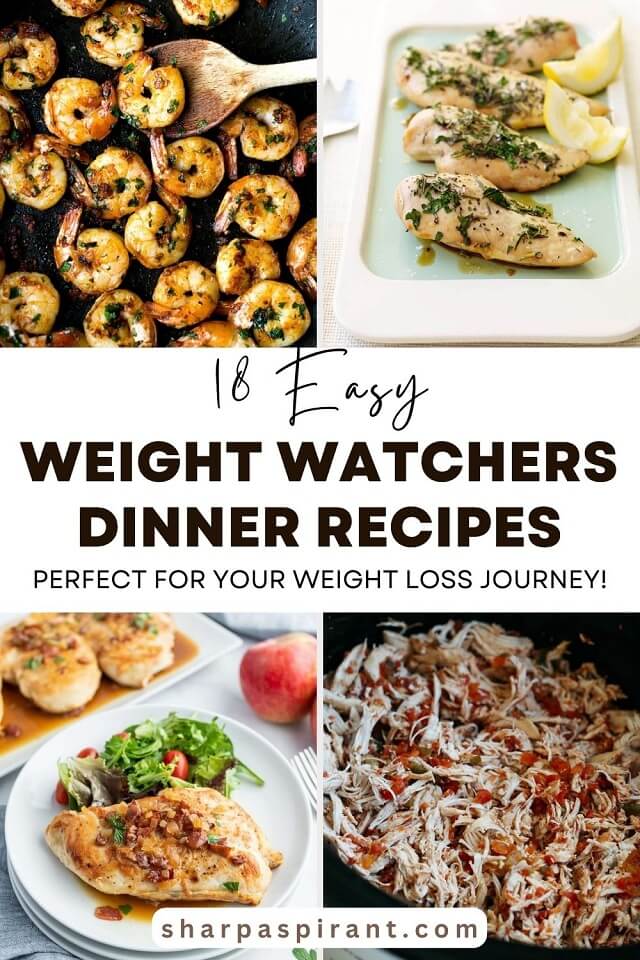 This is a collection of delicious and super easy Weight Watchers dinner recipes that's perfect for your weight loss journey! Check this out!