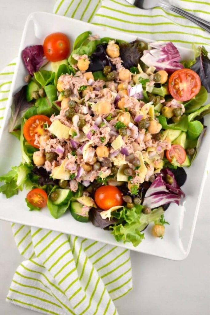 Tuna and Garbanzo Bean Salad Recipe