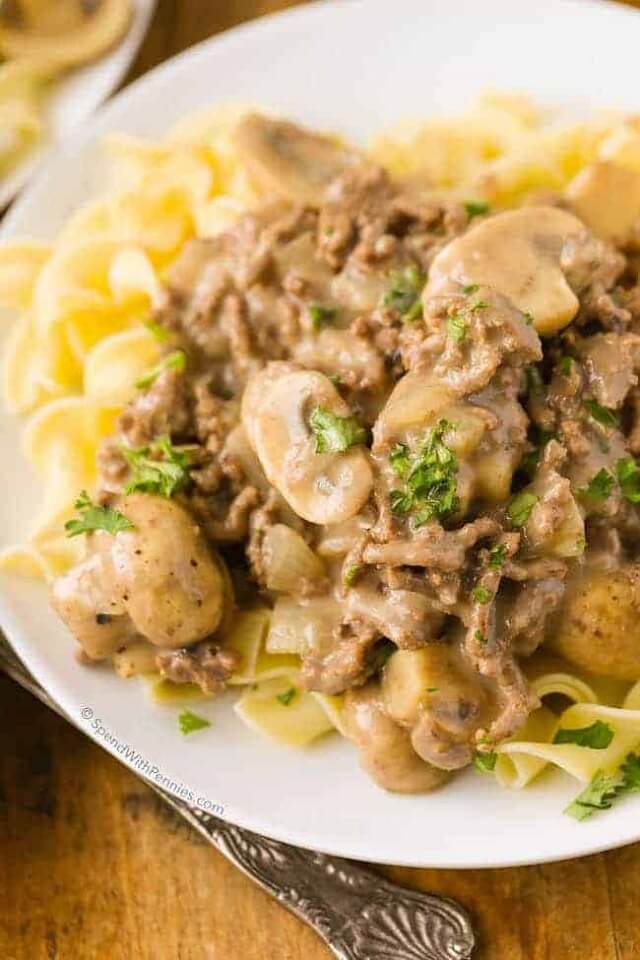 Ground Beef Stroganoff (Hamburger). This ground beef recipe is simple to make, healthy, and a total hit with the family.